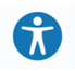Screenshot of the AudioEye Accessibility Help Desk button