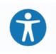 Screenshot of the AudioEye Accessibility Help Desk button